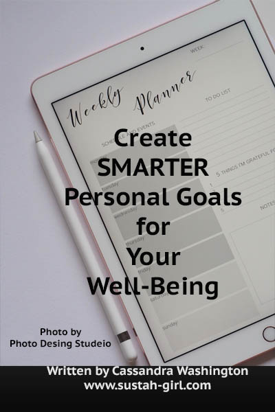 Create SMARTER Personal Goals